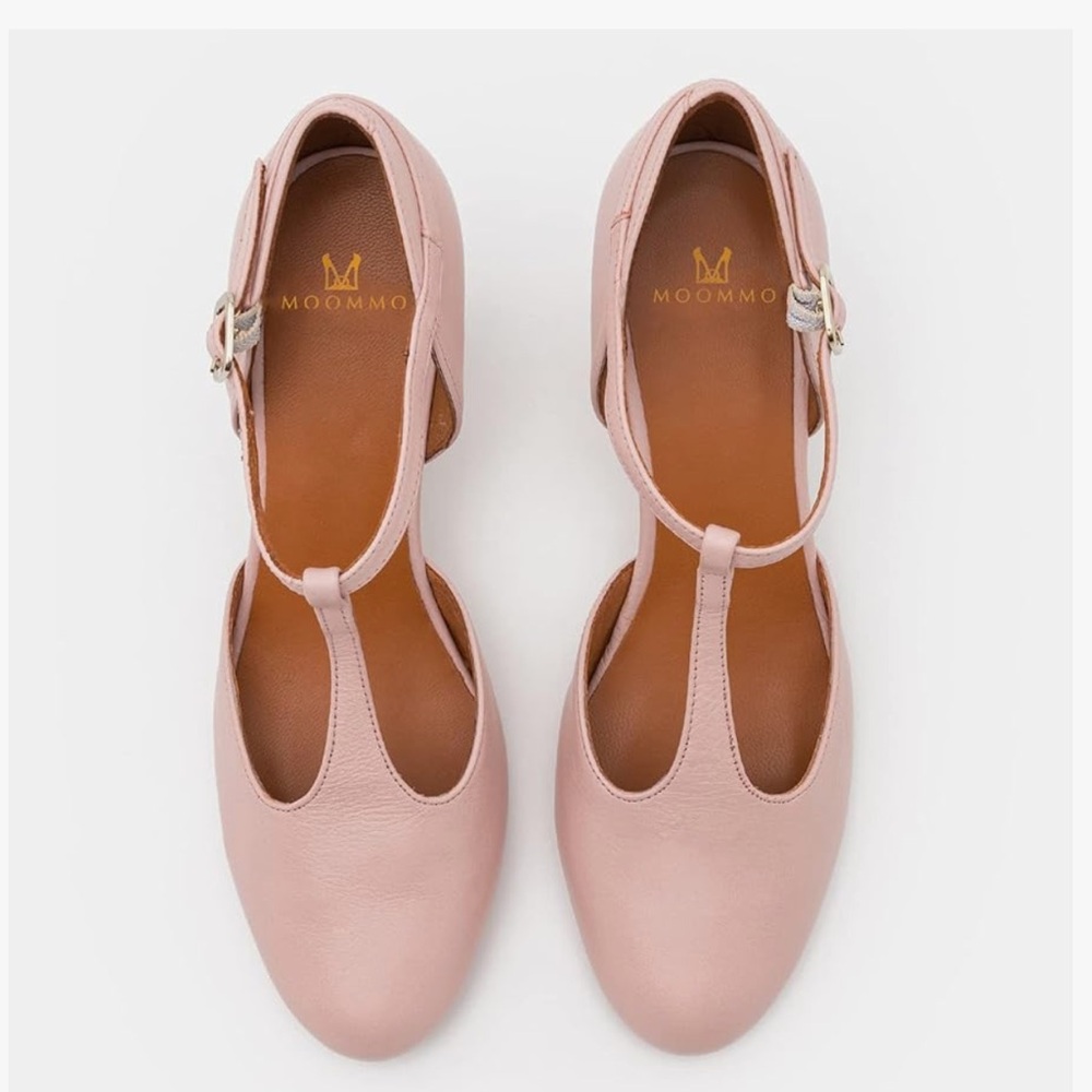 Pink Size 6 Mary Jane T-Strap Round Toe Heels - Picture 7 of 10